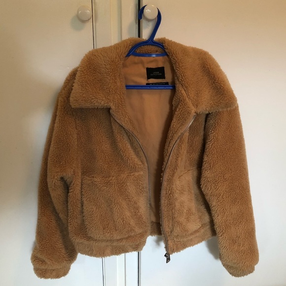 Urban Outfitters Cropped Teddy Jacket - Picture 2 of 5